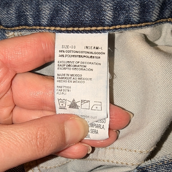 Vintage - Tommy Hilfiger - Low Rise Flare Jeans - Size 10 - Picture 5 of 7